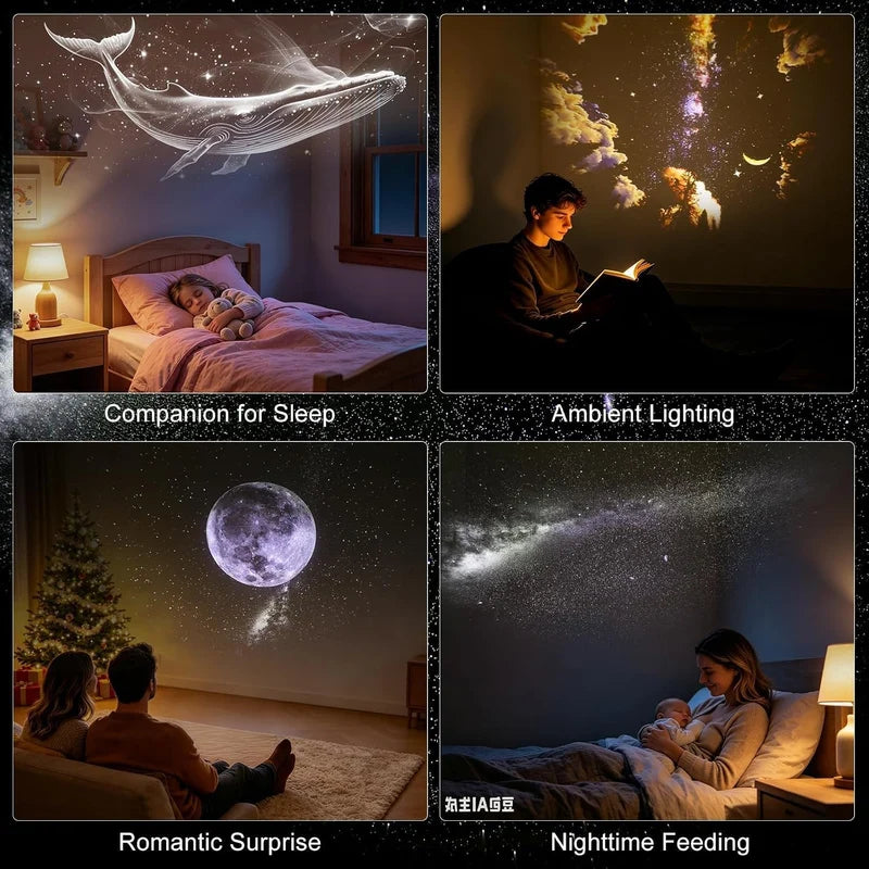 Portable Mini USB Starry Sky Galaxy Projection Lamp – LED Night Light